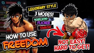 HOW TO USE FREEDOM STYLE LIKE A PRO  UNTITLED BOXING GAME [upl. by Billat]