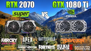 RTX 2070 Super vs GTX 1080 Ti  Test in 11 Games  1440p [upl. by Glenden]