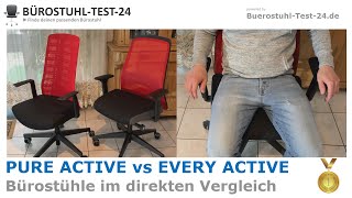 Interstuhl PURE ACTIVE amp EVERY ACTIVE im Vergleich 🥇 Bürostuhl Test für Büro amp HomeOffice [upl. by Aihsirt]