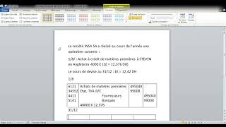 Comptabilité approfondie  le traitement comptable des opérations libellés en monnaie étrangère [upl. by Yannodrahc474]