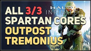 Outpost Tremonius All Spartan Cores Location Halo Infinite [upl. by Langille]