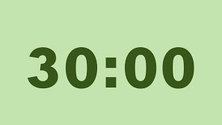 30 Minute Countdown Timer [upl. by Bach259]