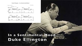 Duke Ellington Transcription  In a Sentimental Mood [upl. by Avahc]