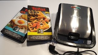 GAUFFRIER TEFAL SNACK COLLECTION  RECETTE [upl. by Bloxberg]