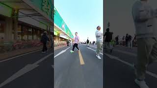 Drift board for street travel fitness travel beginner tutorial drift board sports running 26 [upl. by Nohsad]