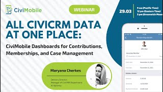 Webinar All CiviCRM Data at One Place [upl. by Toms]