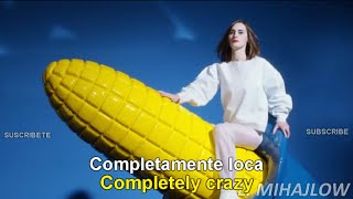 Yelle  Completement Fou Lyrics EnglishEspañol Subtitulado [upl. by Hornstein]