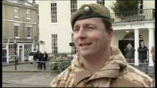 BBC Look East report 1 Royal Anglian Parade through Bury St Edmunds [upl. by Berkly]