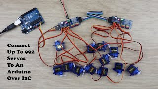 Connect Up To 992 Servos To An Arduino Using I2C [upl. by Eetak640]