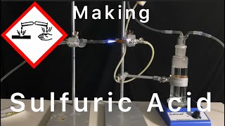 Making sulfuric acid method 1 [upl. by Reisfield120]