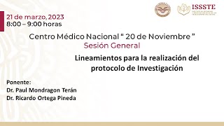 Lineamientos para la realización del protocolo de Investigación [upl. by Yahiya]