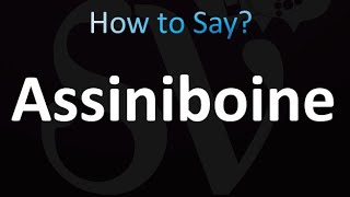 How to Pronounce Assiniboine Correctly [upl. by Aiuqal321]