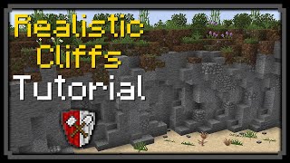 Minecraft Realistic Cliffs Tutorial [upl. by Cooke]