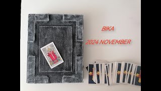 Bika 2024 november  Általános Tarot kártyavetés [upl. by Ahsiryt]