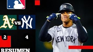 New York Yankees VS Oakland Athletics RESUMEN PICANTE [upl. by Acinimod]