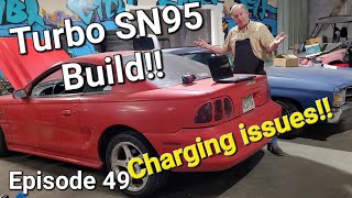 Budget GT45 Turbo Mustang  Trying to diagnose a no charge problem Episode 49 [upl. by Neri]