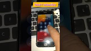 Forgot Password unlock iphone without itunes unlockpassword unlockphone youtubeshorts [upl. by Shaeffer]