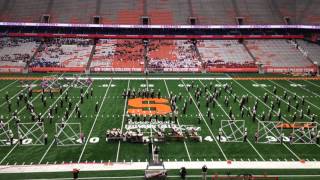 Kingston Tiger Marching Band Syracuse 2015 [upl. by Ylsew]