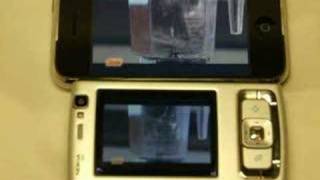 iPhone vs Nokia N95 YouTube [upl. by Ahsetra891]