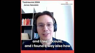 Client Testimonial 2024 Jonas Gesslein [upl. by Morven170]