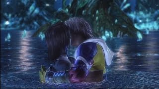 PS3 Final Fantasy X HD Remaster Tidus and Yuna  Kissing Scene [upl. by Deedee668]