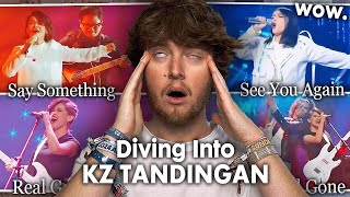 DIVING INTO KZ TANDINGAN Say Something See You Again Real Gone  Singer 2018 Reaction [upl. by Nedlog]