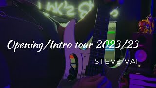 Steve Vai  Inviolate Tour 2023  IntroOpening  Luuk Evo [upl. by Fraya]