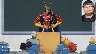 All Might Seiyuu Voice Actor Comparison [upl. by Naaitsirhc]