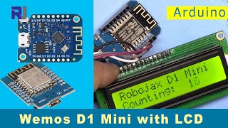 Using LCD with Wemos D1 Mini ESP8266 with Arduino [upl. by Nitin]