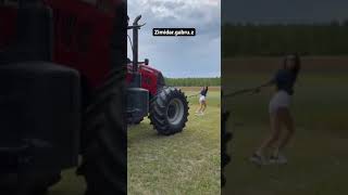 tractor vs लडकी 😍 [upl. by Obelia]