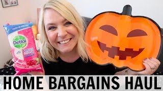 HOME BARGAINS AUTUMN HAUL Home amp Halloween [upl. by Miquela]