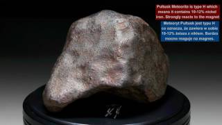 METEORITES360°  PUŁTUSK Chondrite H5  1514 gram [upl. by Airalav691]