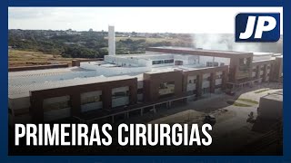 PRIMEIRAS CIRURGIAS Hospital Sagrada Família em Araguari recebeu 13 pacientes  Jornal Paranaíba [upl. by Keverne570]