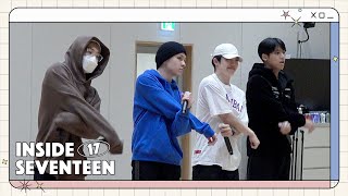 INSIDE SEVENTEEN SEVENTEEN CONCERT POWER OF LOVE UNIT DANCE PRACTICE BEHIND 1 [upl. by Vita]