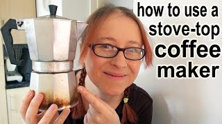 How to use a STOVETOP COFFEE MAKER  a Step by Step Guide [upl. by Chiou]