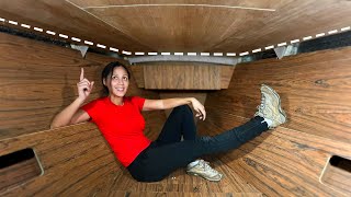 NO bolts NO screws NO problem ⛵️ Ep43 – Ceiling Deckhead Install  Sailboat Restoration Project [upl. by Acenes61]