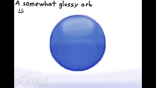 uDraw Studio Speedpaint  A somewhat glossy orb [upl. by Assirk]