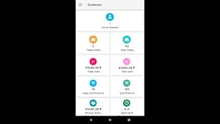 Odoo POS Dashboard Android Application V12 [upl. by Ymmik]