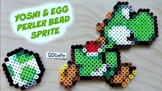 Yoshi Perler Bead Sprite 3DS XL Edition [upl. by Katlaps]