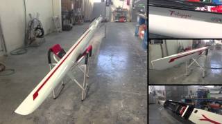 Filippi rowing single scull [upl. by Nylaret]