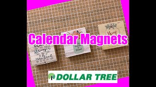 DOLLAR TREE DIYs CALENDAR MAGNETS using TUMBLING TOWERJENGA BLOCKS amp FARMHOUSE CALENDARS [upl. by Siuqcram]