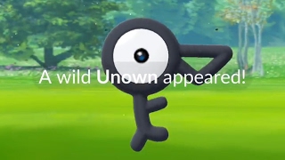 Finally I caught UNOWN in the wild The most rare in gen 2 pokemon go [upl. by Wystand952]