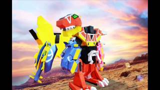 Power Rangers Dino Charge Megazord PAPERCRAFT [upl. by Anatole]