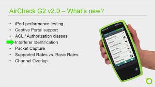 NetAlly formerly Netscout AirCheck G2 v2 Features [upl. by Betthezul113]