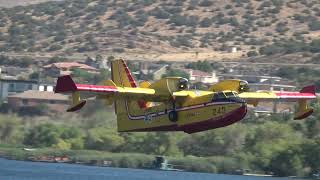 Super Scoopers loading upBridge FireSept2024 [upl. by Morette696]