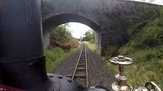 Bala Lake Railway Rheilffordd Llyn Tegid  Drivers Eye View  Bala Penybont to Llanuwchllyn [upl. by Elleniad]