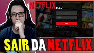 Como sair da CONTA da NETFLIX na Smart TV [upl. by Aneled]