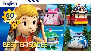 Robocar Poli  Best episodes English 60min with Opening  Kids animation [upl. by Enyawal890]