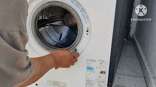 BEKO FRONT LOADEER WASHING MACHINENO SPINONLY WASH STEP BY STEP TUTURIAL [upl. by Wier114]