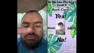 Cardi B Song Edition TikTok Choose One Duet 1182024 [upl. by Geaghan303]